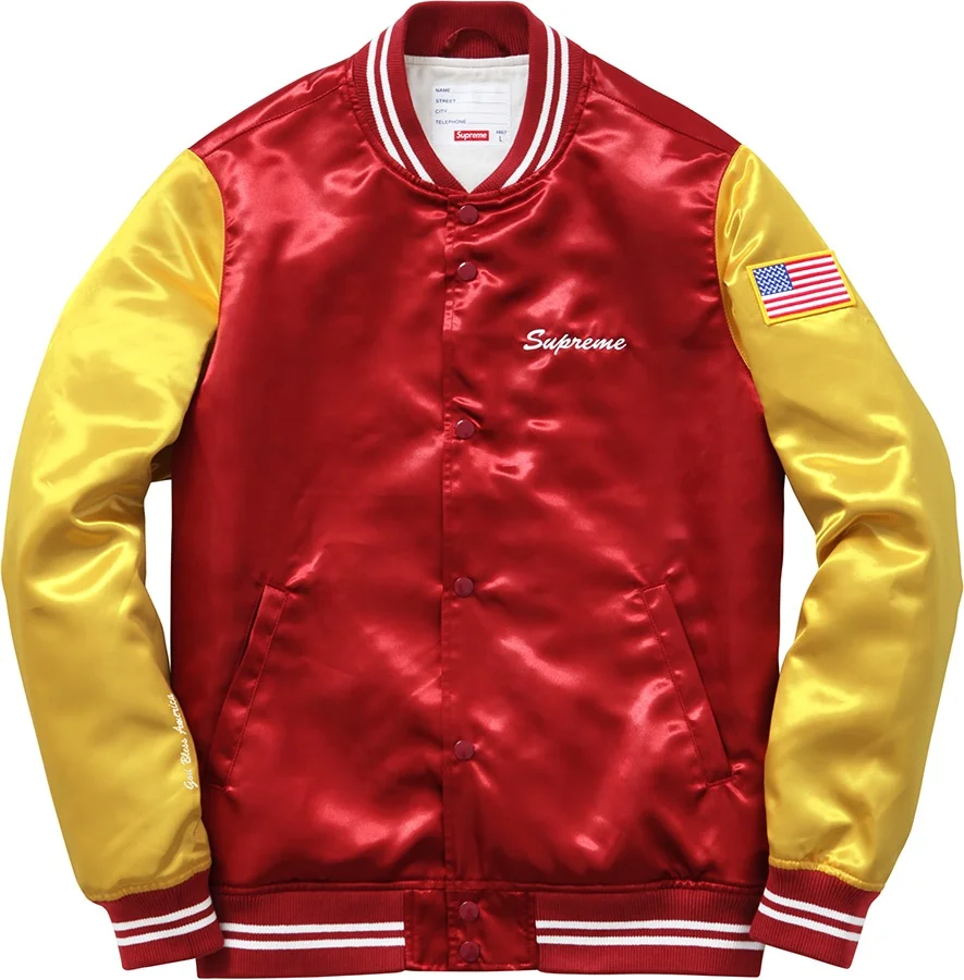 定制批发大学校服棉缎校服来自巴基斯坦的供应商 - buy satin varsity