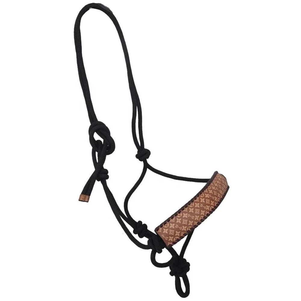 Custom Made Premium Quality Horse Rope Halter With Beaded 100 Cow