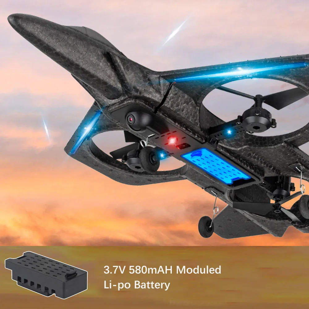 Source 2023 New 2.4G EPP Foam Fighter Drone UAV Altitude Hold