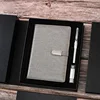 Notebook+pen+USB-Gray