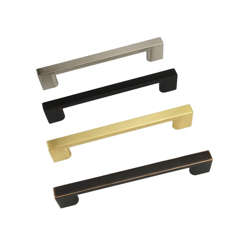 Modern Drawer Black Handle Kitchen Door Pulls Kitchen