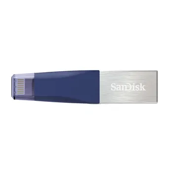 100% Original SanDisk iXpand Mini Blue SDIX40N 256G for Apple iPhone iPad OTG 3.0 USB Flash Drive