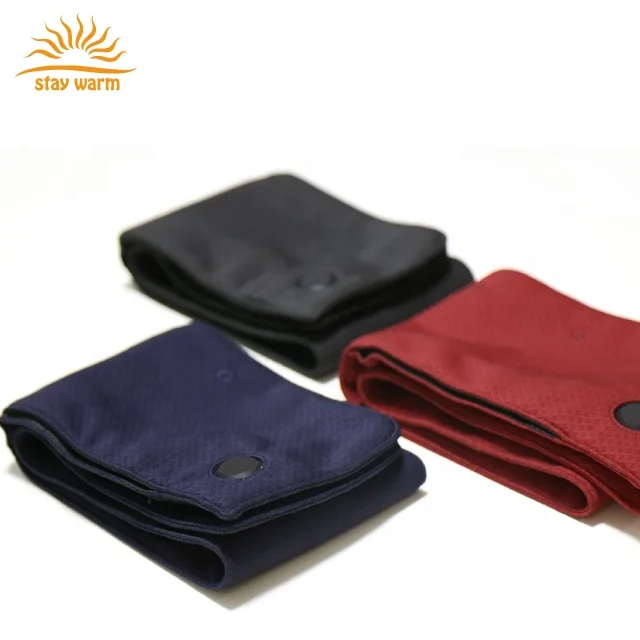 Модный Рождественский Подарочный шарф унисекс, шарфы с подогревом батареи 5 В для зимы