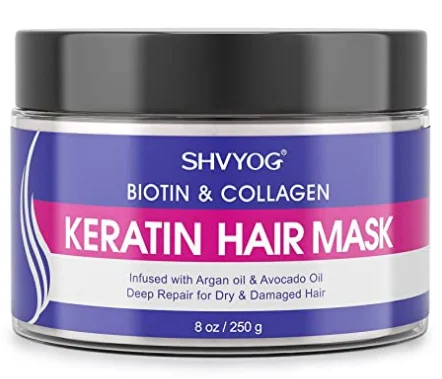 Биотин коллагеновая ороговевшая пленка для волос подходит сухих поврежденных волос. Аргановое масло эффективно ухаживает за ороговевшими волосами