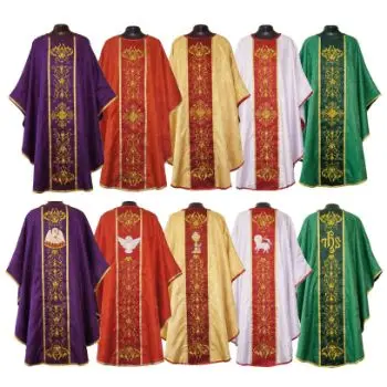 Chasuble Catholic Vestment Chasuble Comes In Many Different Sizes And ...