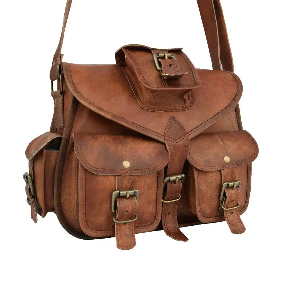 fossil leather computer bolsa