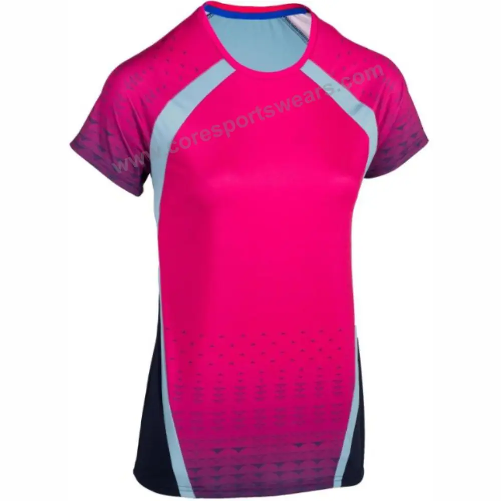 Source Custom Sublimation Pink Volleyball Jersey on m.