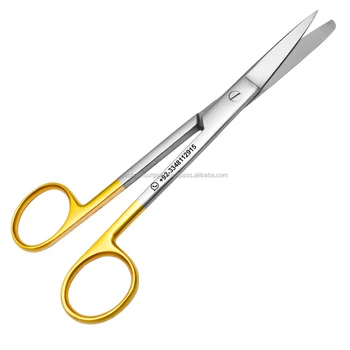 EMS Delicate Double Curved Sharp Dissecting Scissors