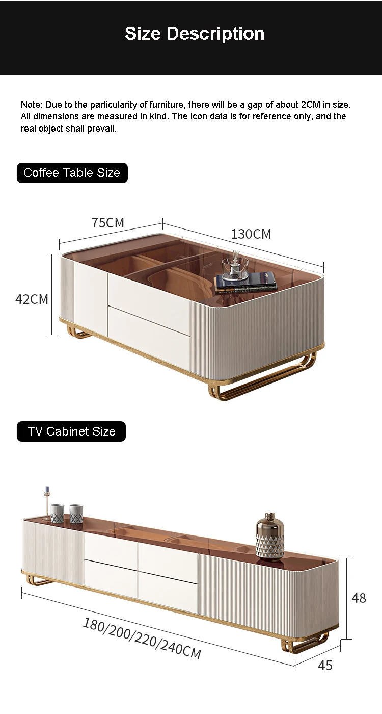 Cabinet TV Luxury Design High Gloss Paint modern tv stands living room furniture cabinet