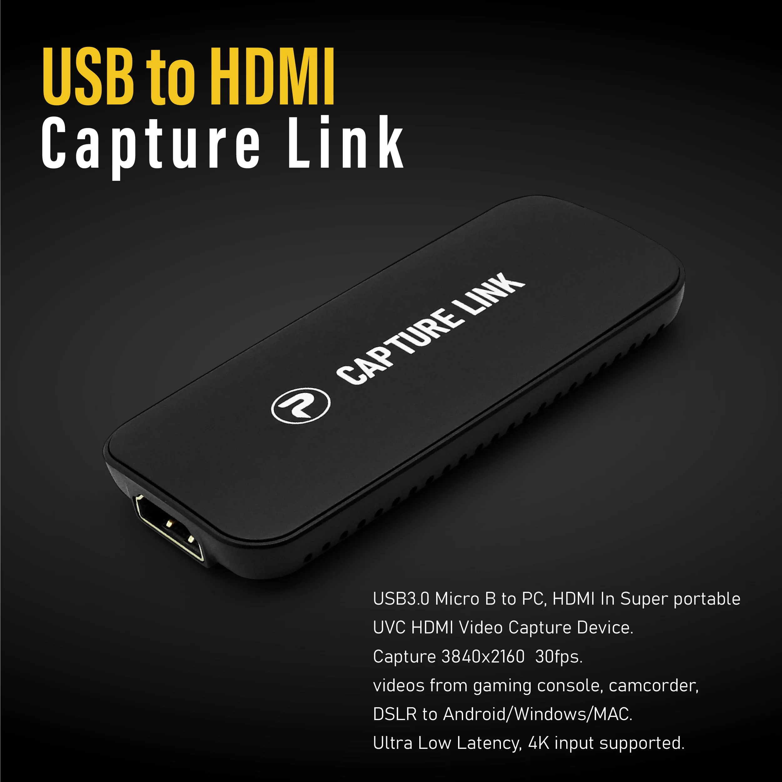 4k Hdmi To Micro B 3.0 Capture Link Buy 4k Hdmi Capture Card Usb 3.0