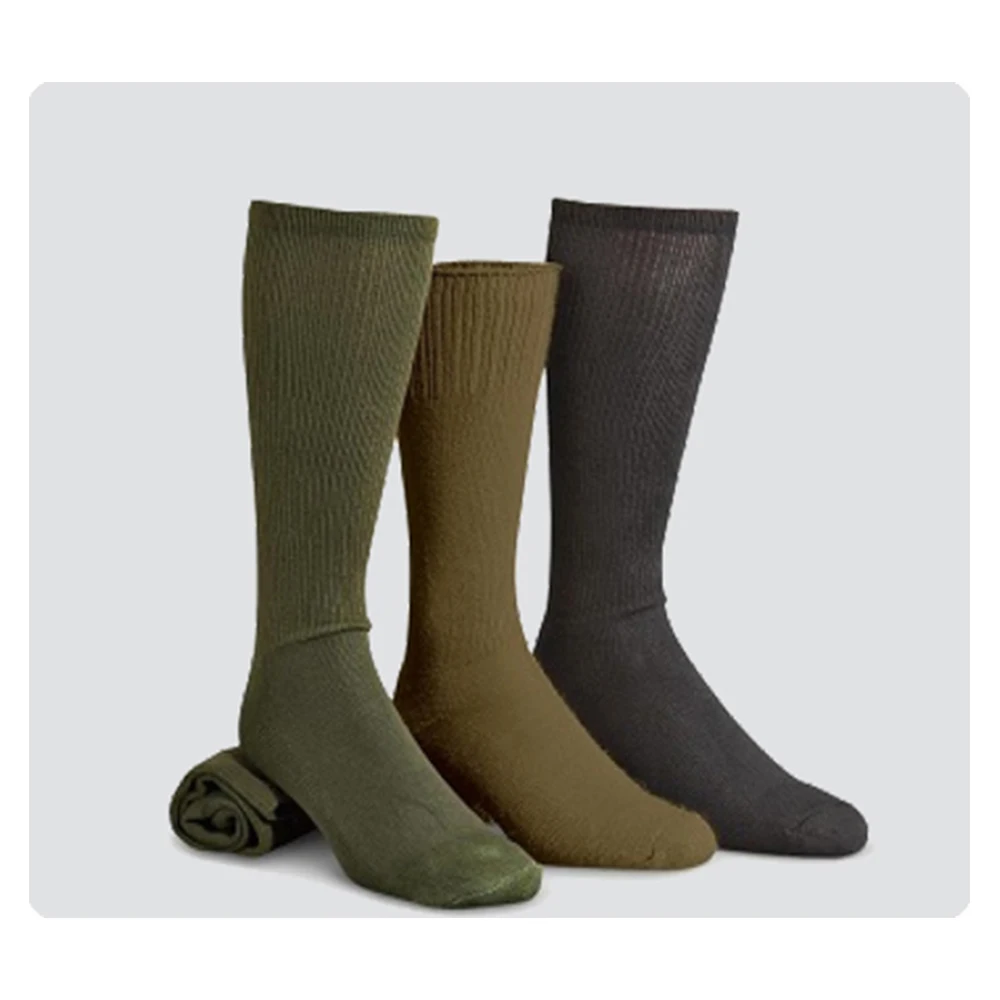 green military boot socks