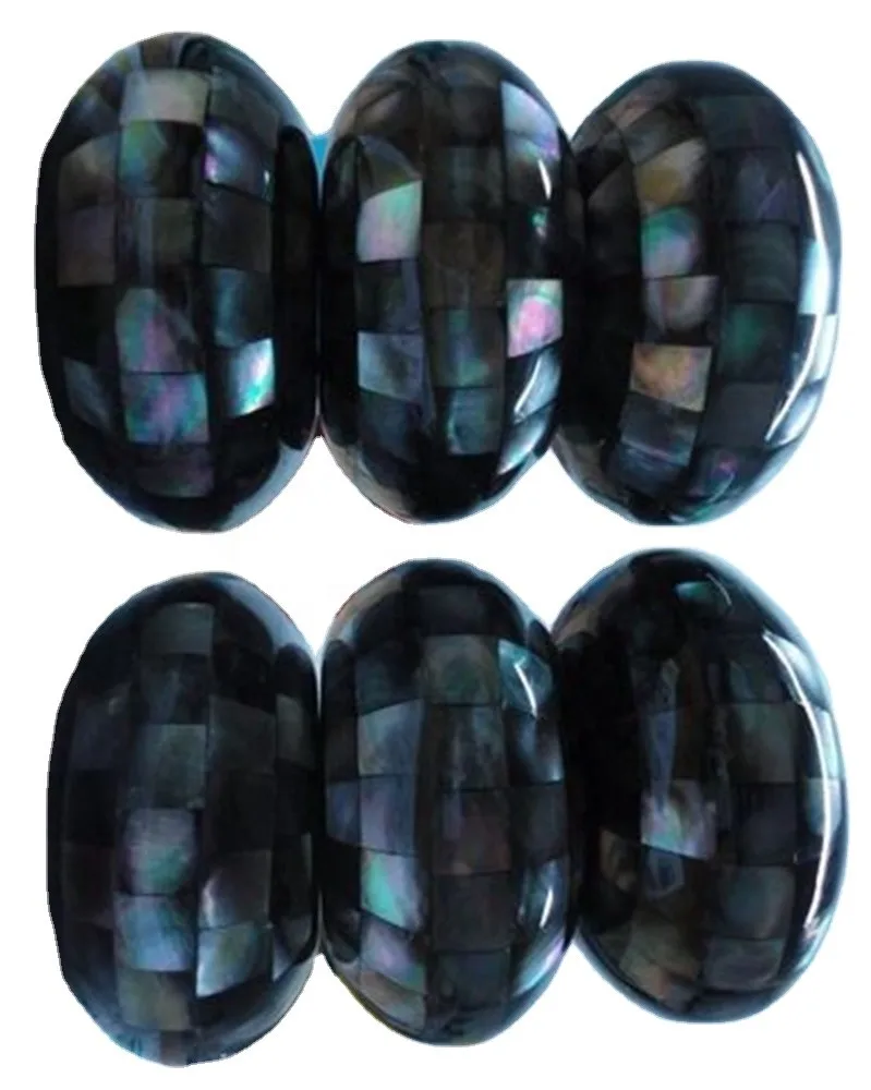 Wholesale Natural Mosaic Shell Mosaic Shell Beads and Mosaic Shell Ball