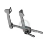 Blades. 10mm x 15mm wide. Arm length (7cm). Spread (7cm).