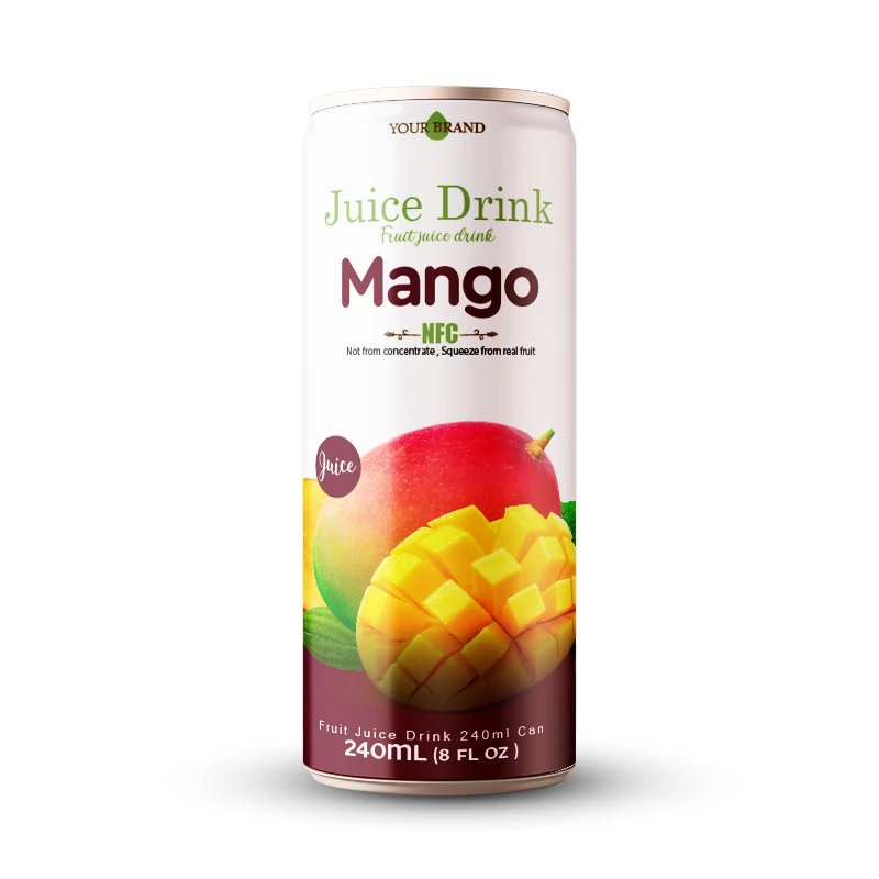 新品 未使用 韓国MANGO ROD Healthy Halal Mango Juice - 250ml Aluminum Can Soft Drink