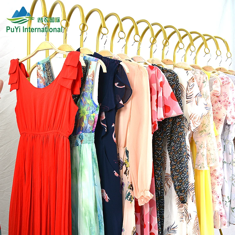 Uk Wholesale Used Clothing Women Silk Dress Bulk Used Clothes Nearly Brand  New Clean Silk Dresses for Sale