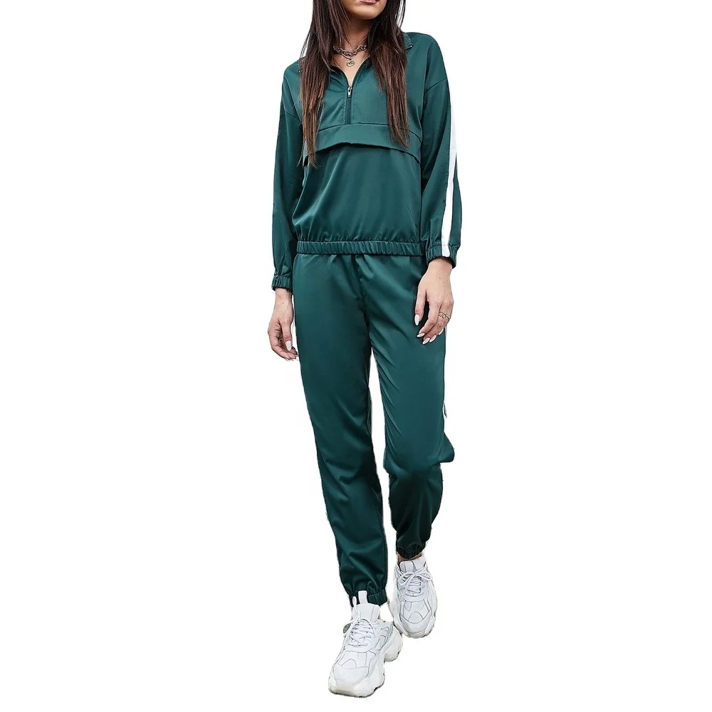 green striped tracksuit