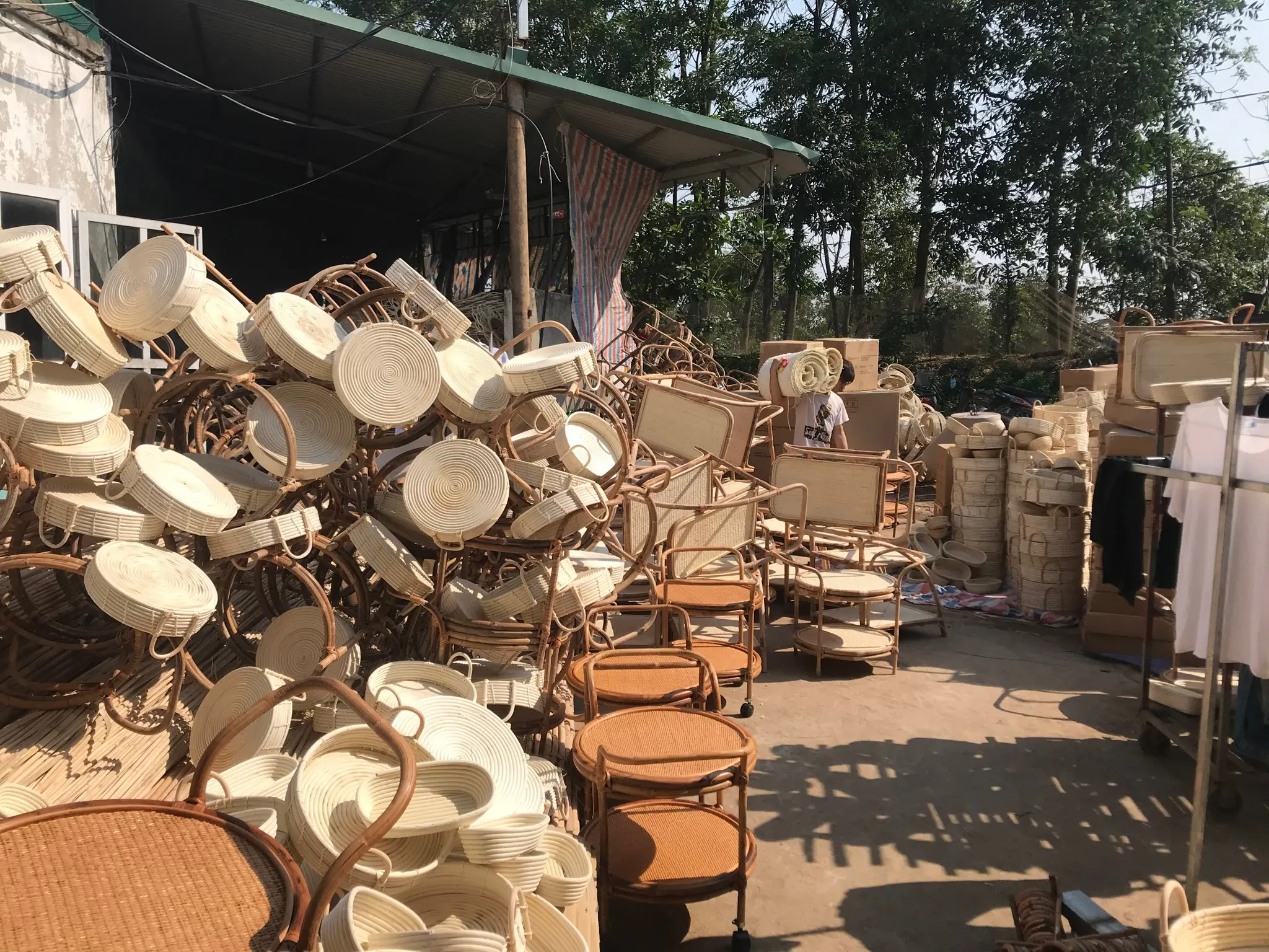 Cotton Rope Basket Woven Storage Basket Natural Rope Storage Basket