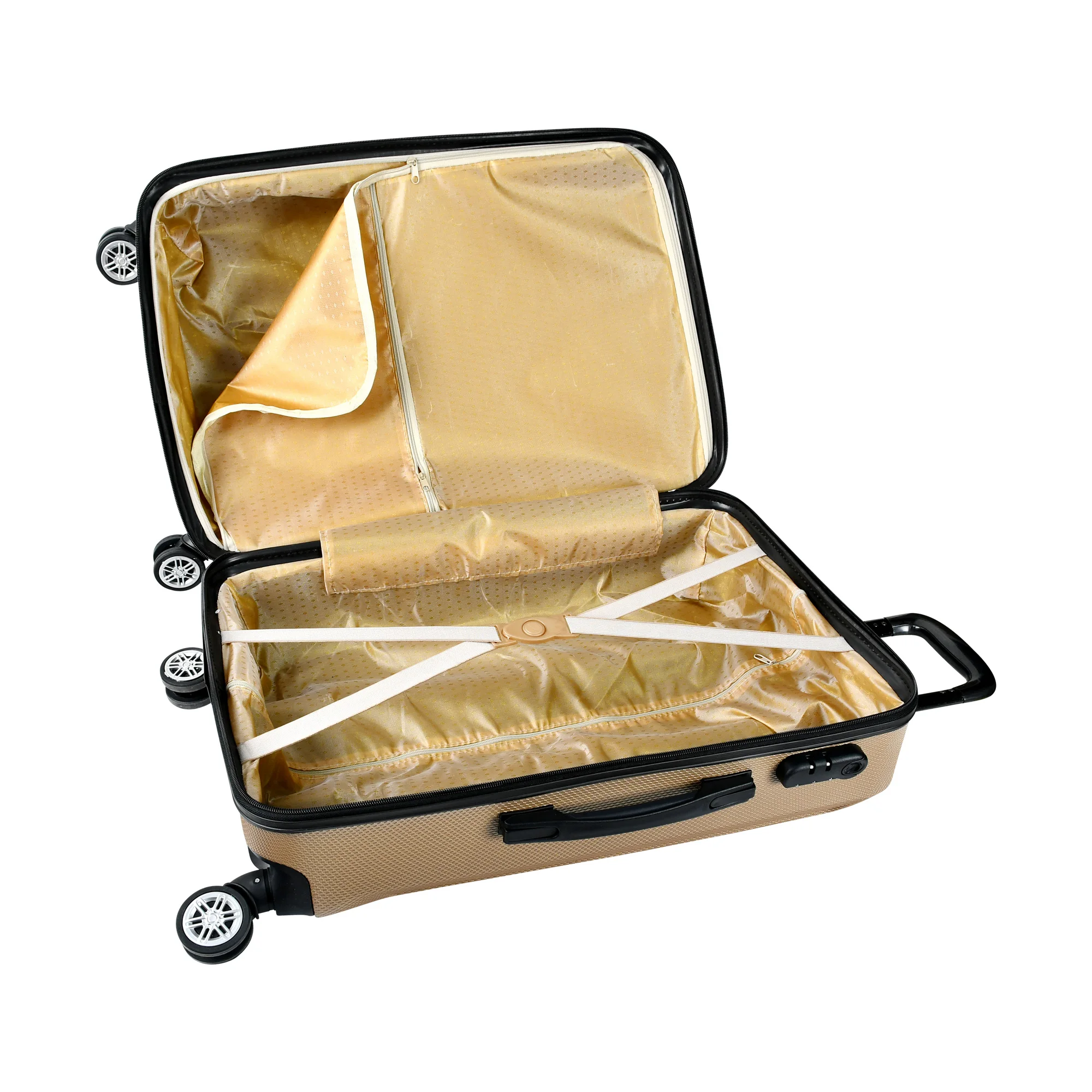 Abs Travel Trolley Airplane Luggage Suitcase Set 3 Pieces High Quality