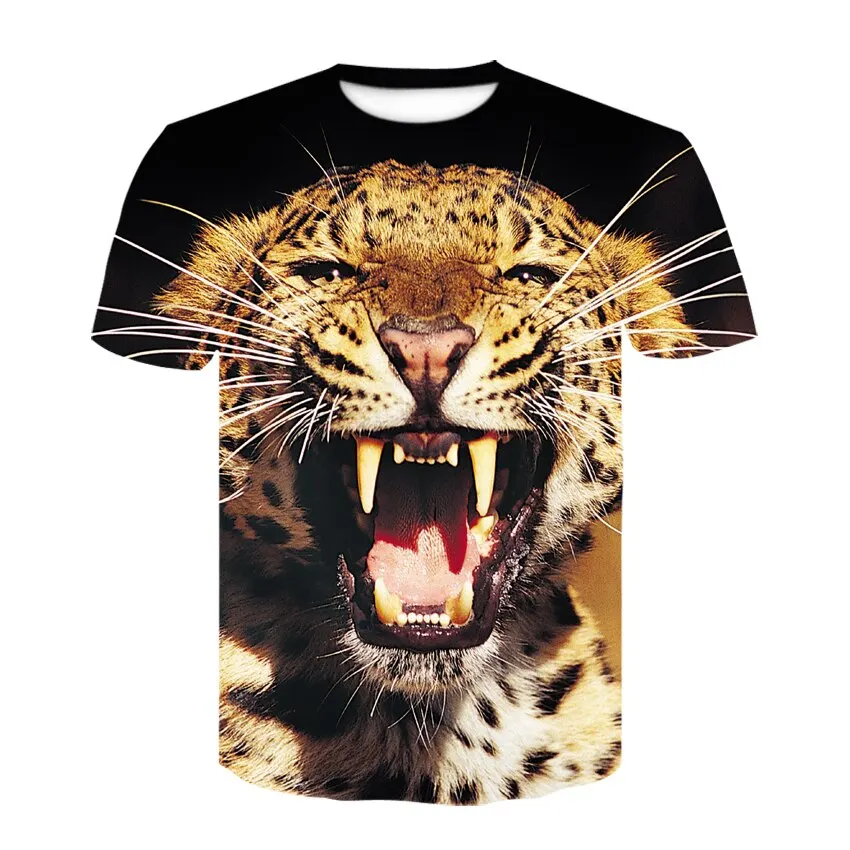 3d Print Shirt Men Tiger, 3d Fashion Tiger Shirt