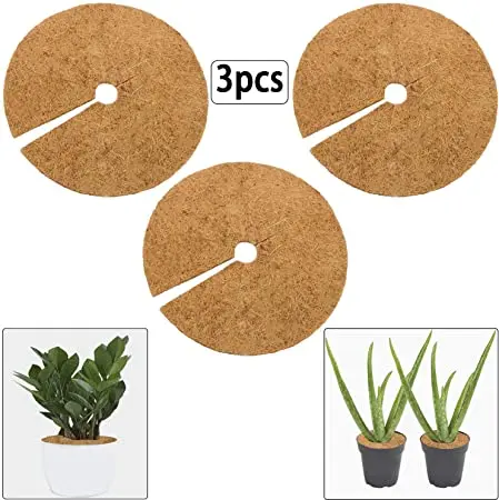 NATURAL BIODEGRADABLE COCO COIR WEED CONTROL MULCH RING / COCONUT COIR MULCH MAT / VIETNAM ORIGIN COCONUT COIR TREE MAT