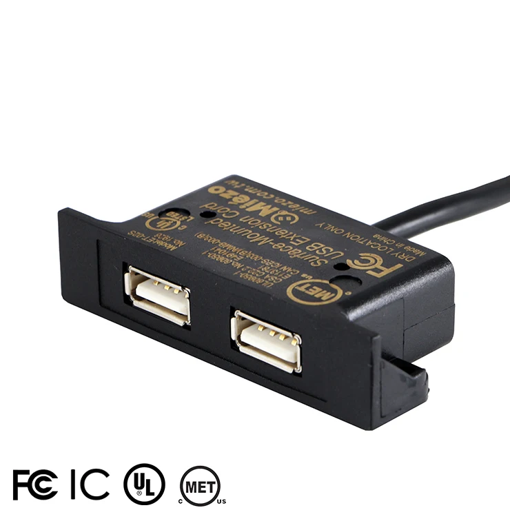ET02]Borne de charge d'extension portable double USB-A et USB-C
