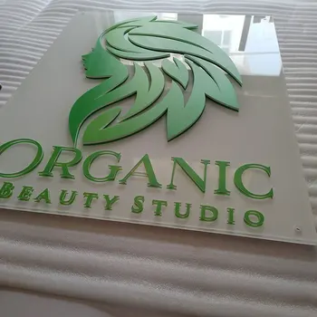 Studio Wall Signage Acrylic Print Plaques 3D Raised Letter Logo Shop Acrylic Sign Board Design
