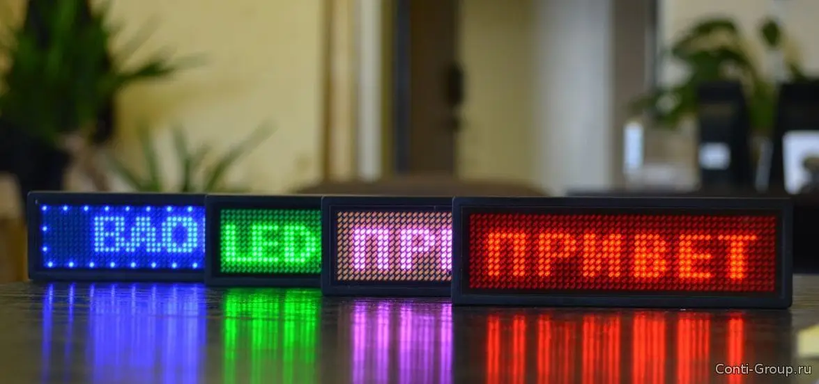 Programmable Mini Led Name Badge White/blue/red Buy Mini Led Name