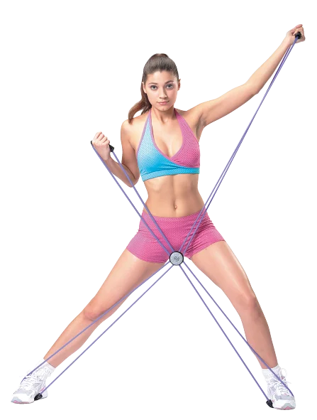 ALLWINWIN RST40 Resistance Tube - X Shape Exercise Workout Band