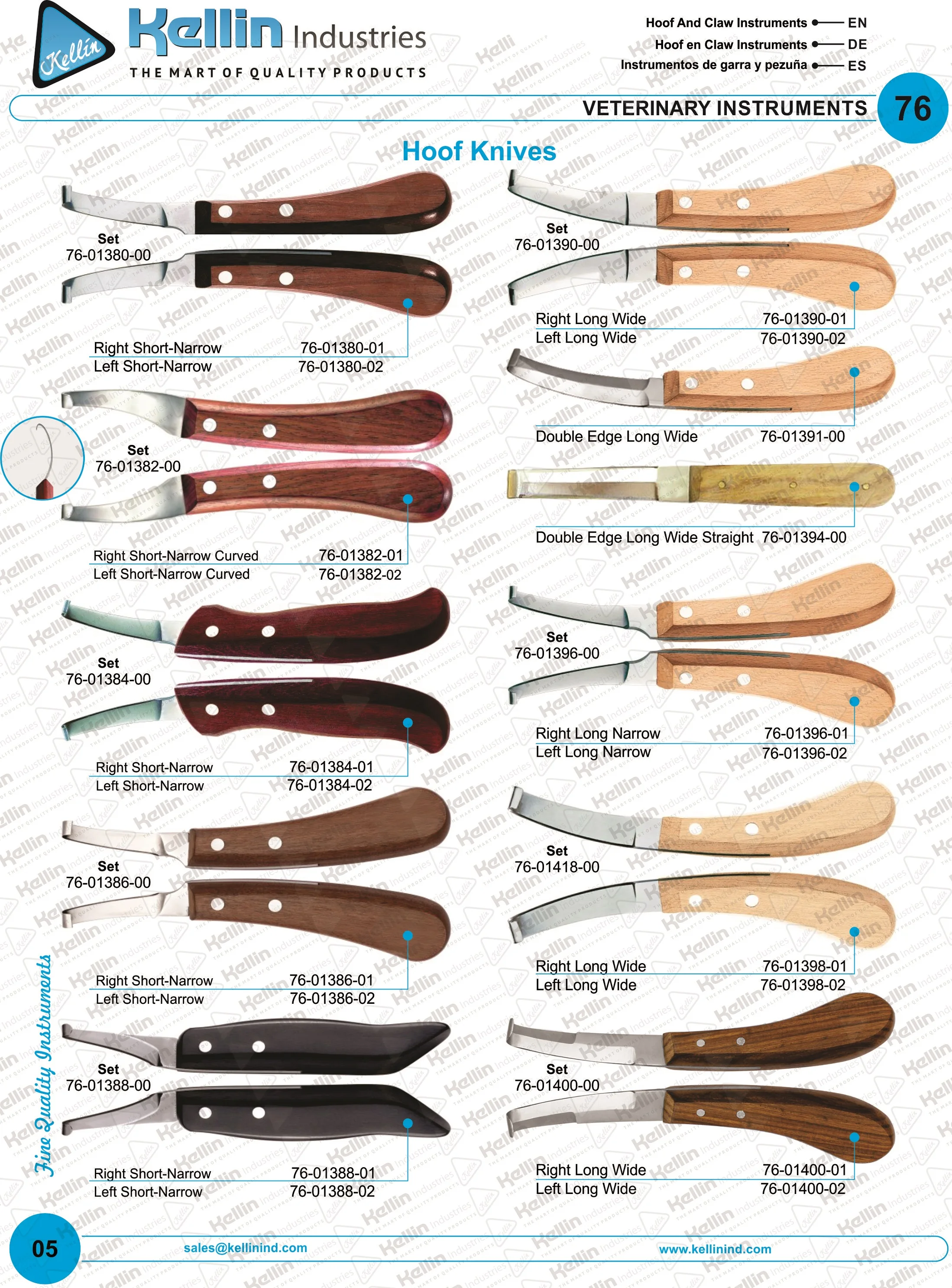 Hoof Knives Right Short-narrow Hoof And Claw Knives Horse Hoof Trimming 