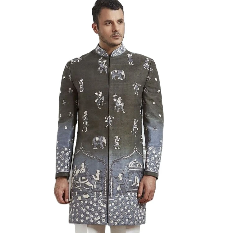 Jodhpuri Bandh Gala Coat Pant Suit 