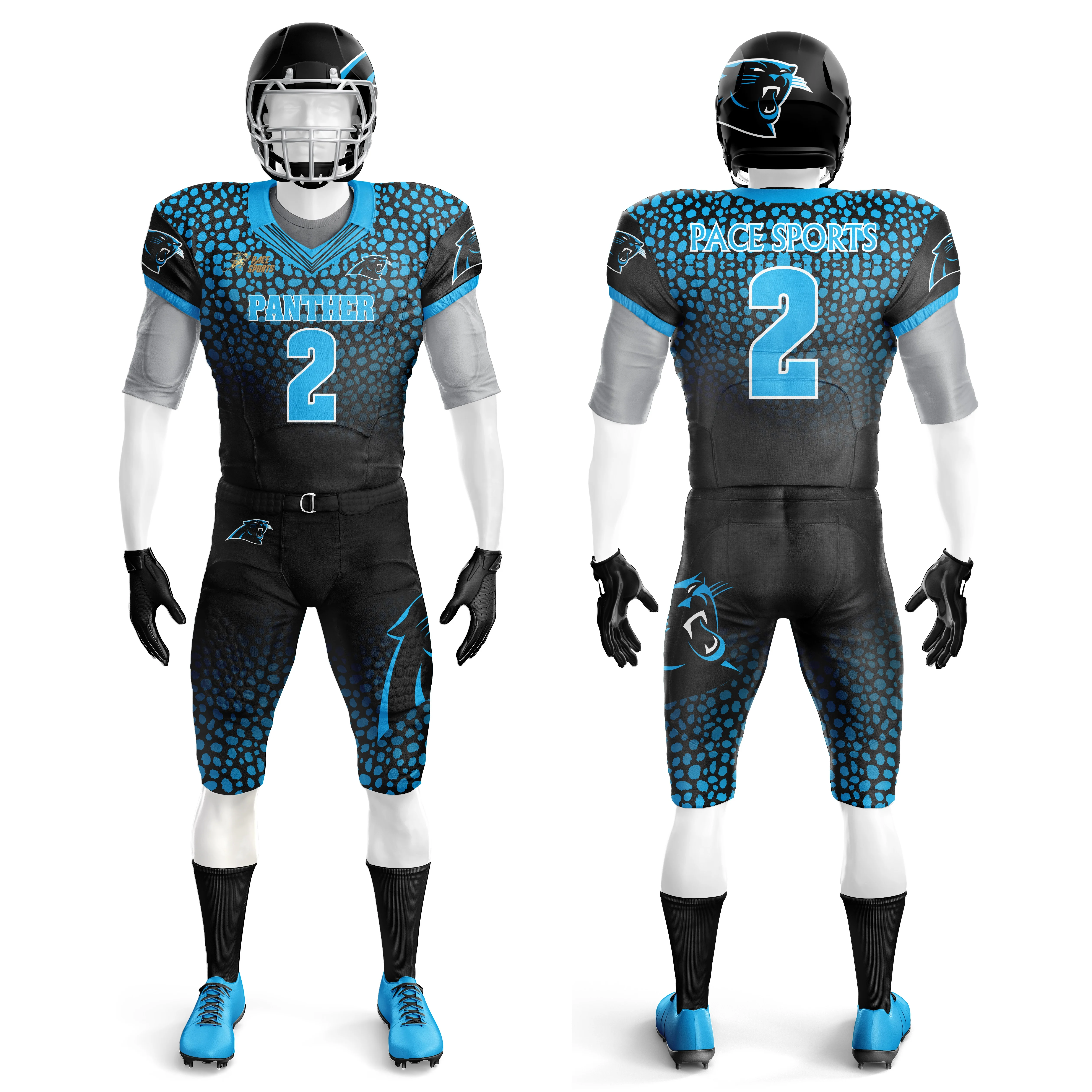 Source 22 23 Custom Uniform Best Quality Green American Football