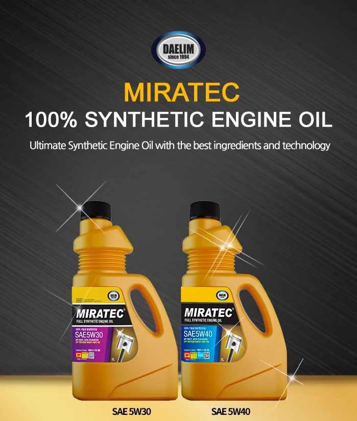 100% Synthetic Engine Oil Korean Engine Oil Sae 5w30 5w40 0w30 10w40 ...