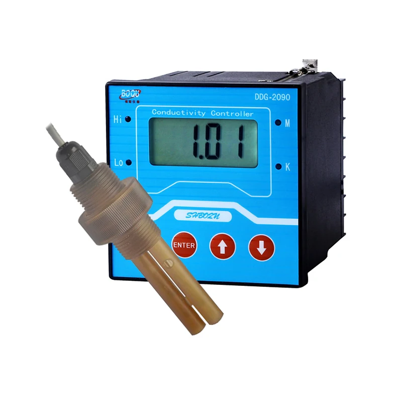 DDG-2090 Water Tester Online Resistivity Salinity TDS EC Controller Digital Electrical Conductivity Meter