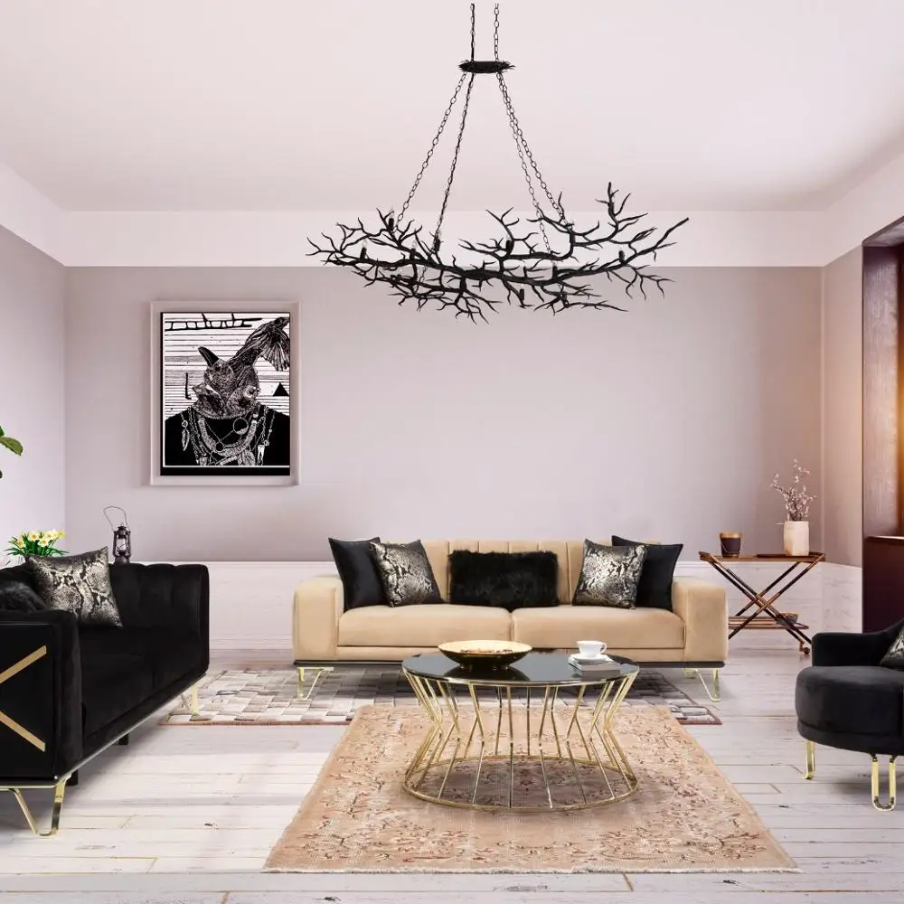 Foshan High Quality Home Furniture Living Room Furniture Sets Sofa Set