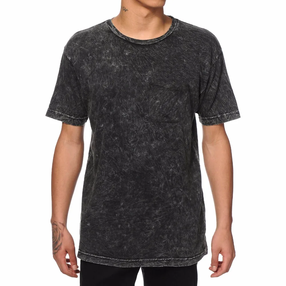 stone washed black t shirt