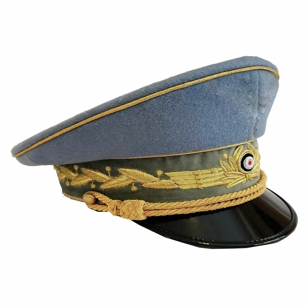 WW2 German Military Air force Hat Cap Embroidery  Reproduction High Quality 