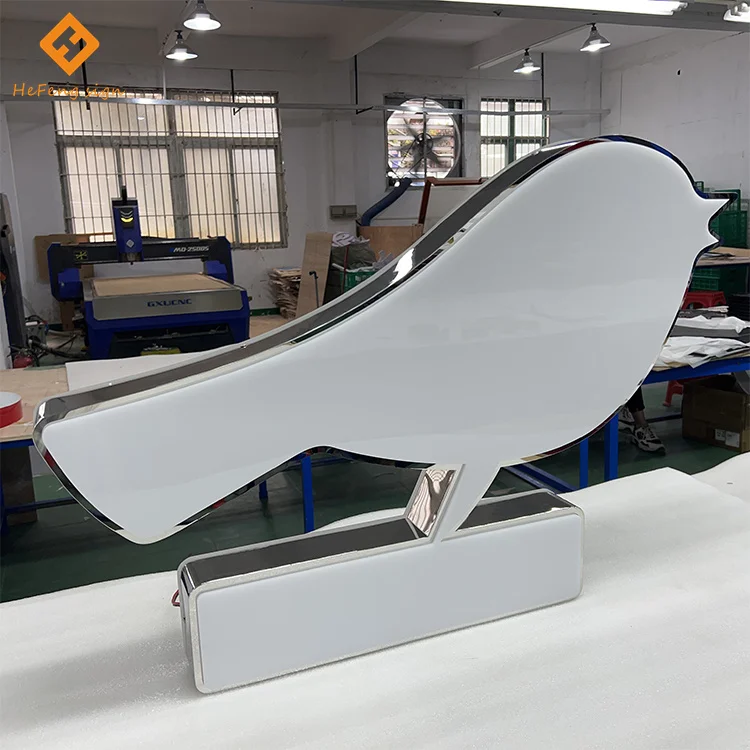 Сделанный на заказ 3D светодиодный акриловый знак из нержавеющей