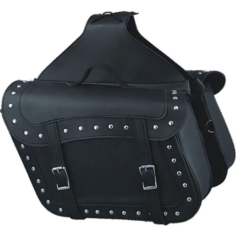 Hmb4195a Pu Leather Motorcycle Saddle Bags Set Motorbike Saddlebag