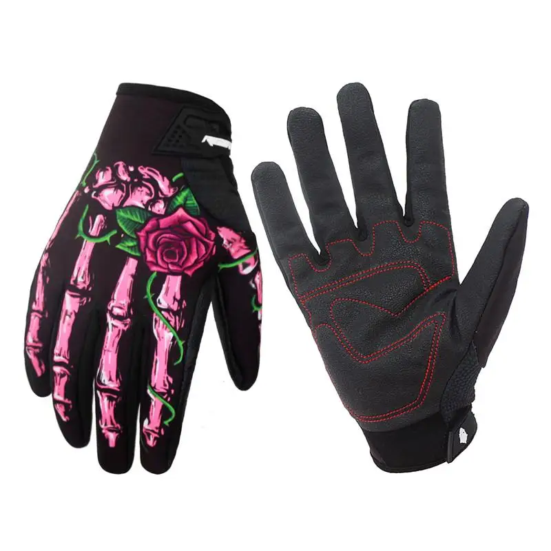 skeleton hand winter gloves