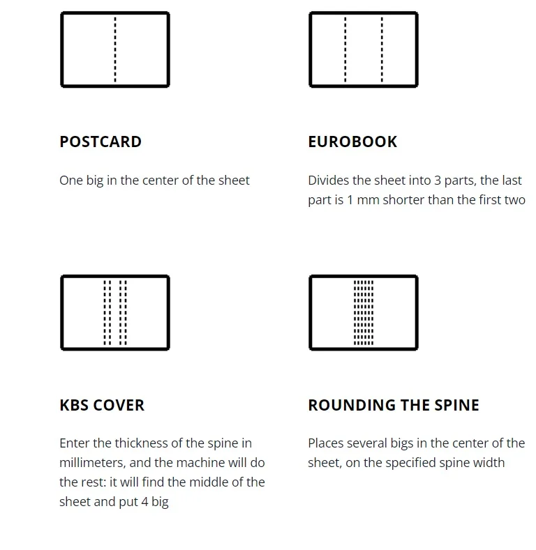 Automatic Paper Creasing Machine Sabtec Cr370 With Automatic Vacuum