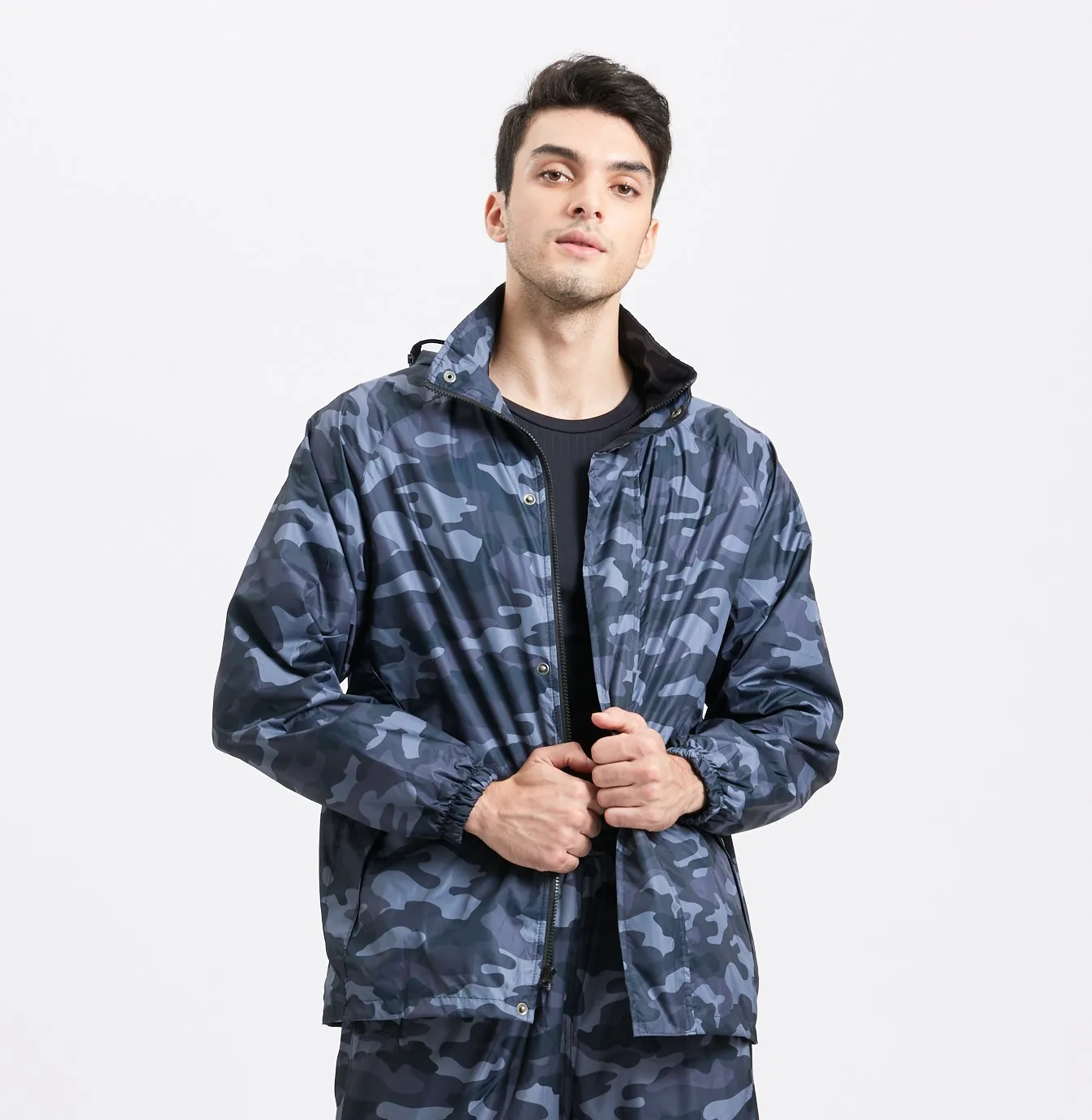 Portable Rain Jacket Unisex Windproof 