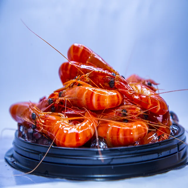 Черная Тигровая креветка готовая голова на