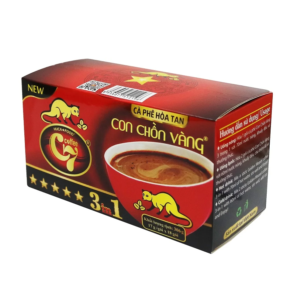 Oem,Odm,Private Label Golden Weasel C7,Instant Coffee 3 In 1,With Non ...