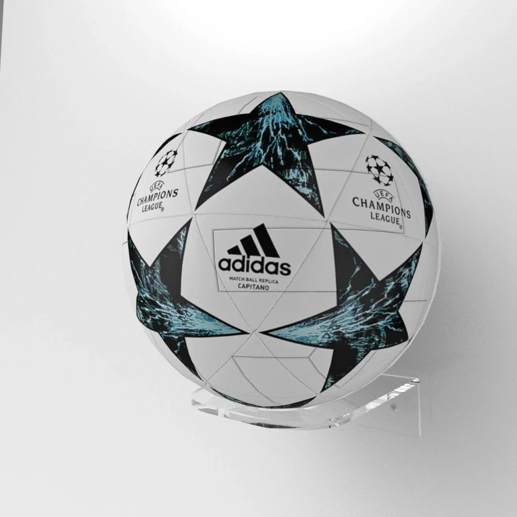 
 Пользовательский Прозрачный светящийся держатель для мяча настенный акриловый держатель для футбольного мяча без Мяча  