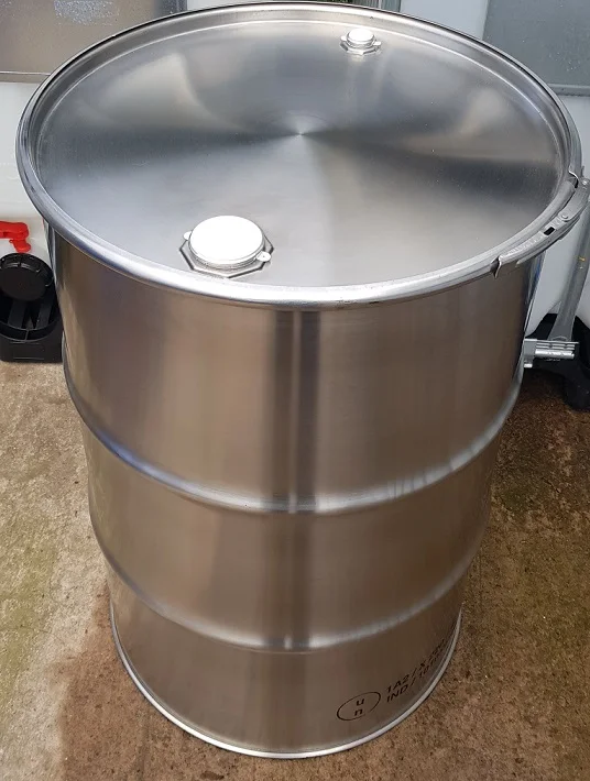 Stainless Steel Drum,New 205 Litre Clamp Top With 2 Bungs Buy