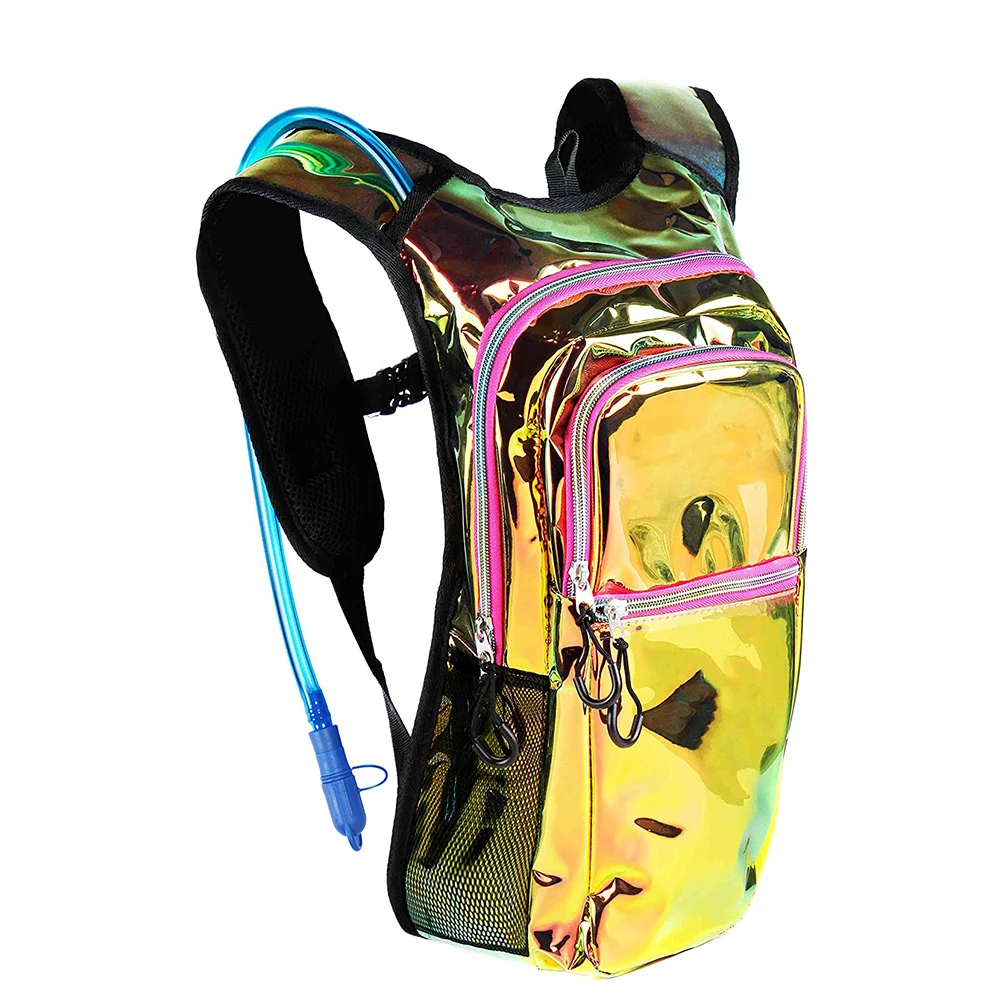 2L Water Bladder Included for Running Hydration Backpack Biking Raves Festivals Light Water Pack Hiking 