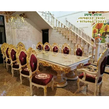 12 Luxury dining table. Furniture masterpiece collection.