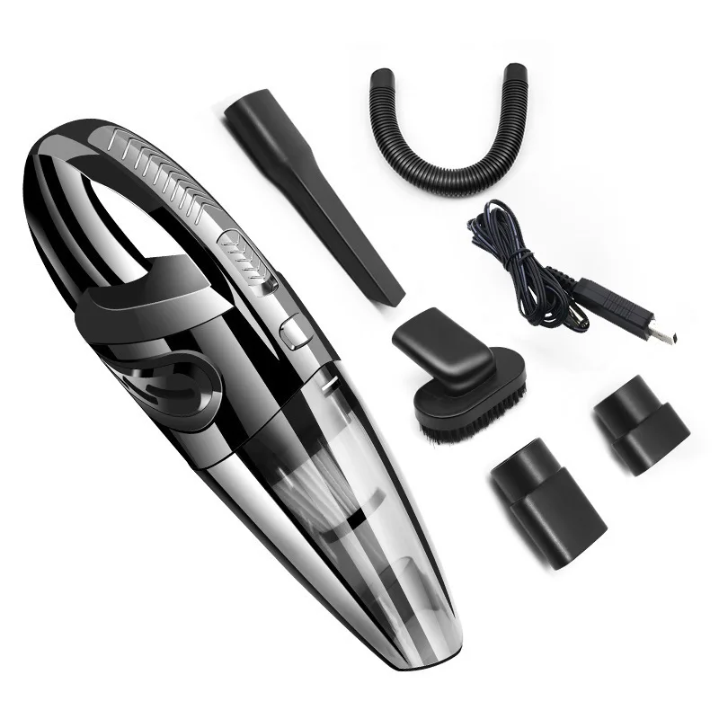 Portátil de mano inalámbrico de vacío Limpiador de gran alcance con carga USB Portátil de mano inalámbrico de vacío Limpiador de gran alcance con carga USB