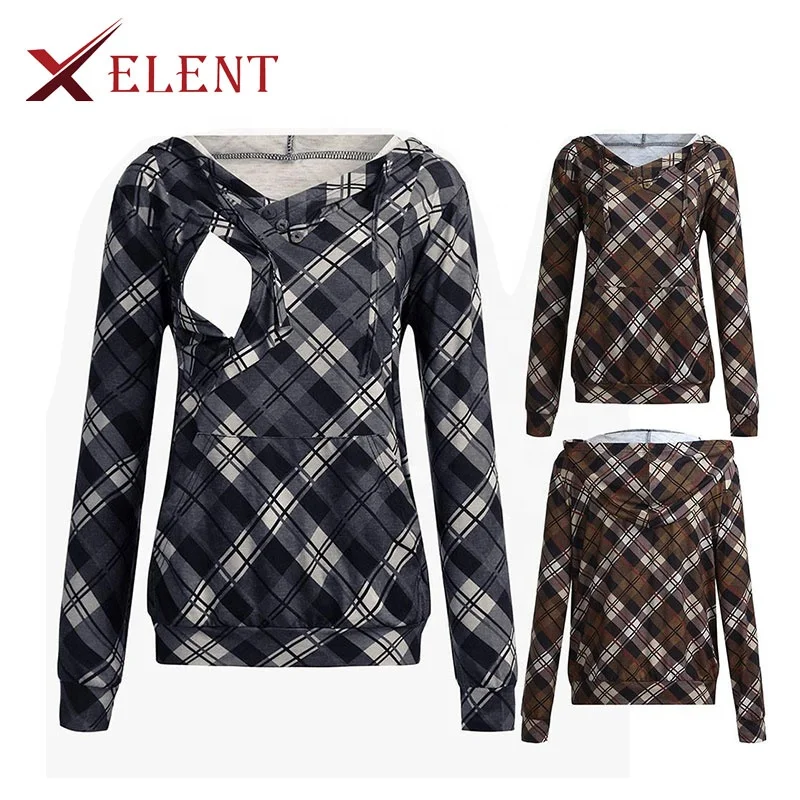 Женская толстовка с капюшоном и V-образным вырезом