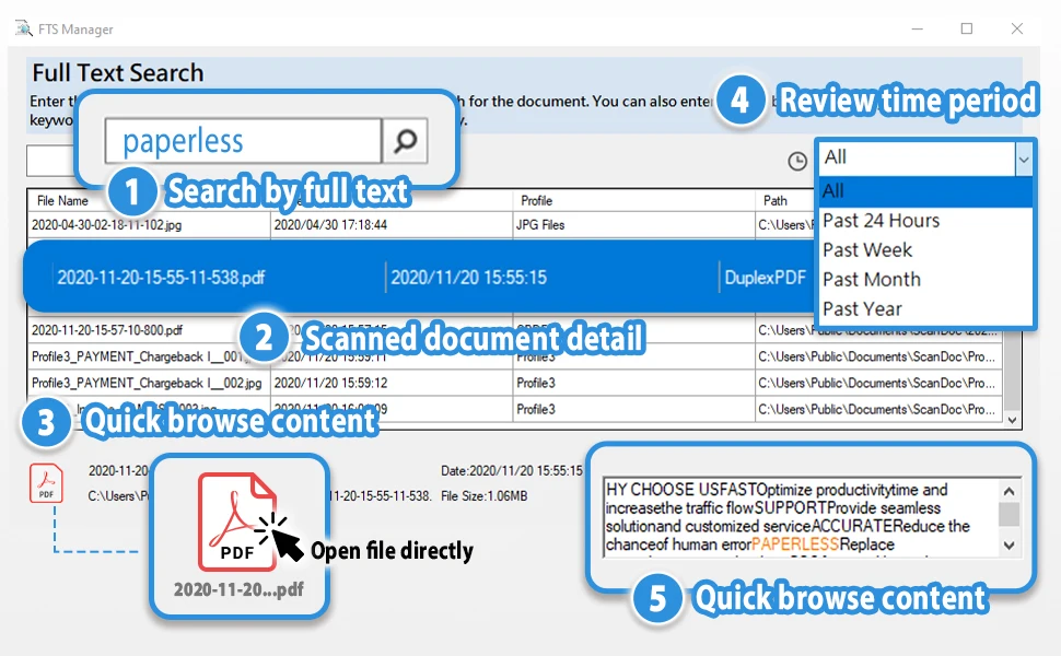 Plustek Office Document Scanner PS186 - Color Duplex Scanning with OCR  function